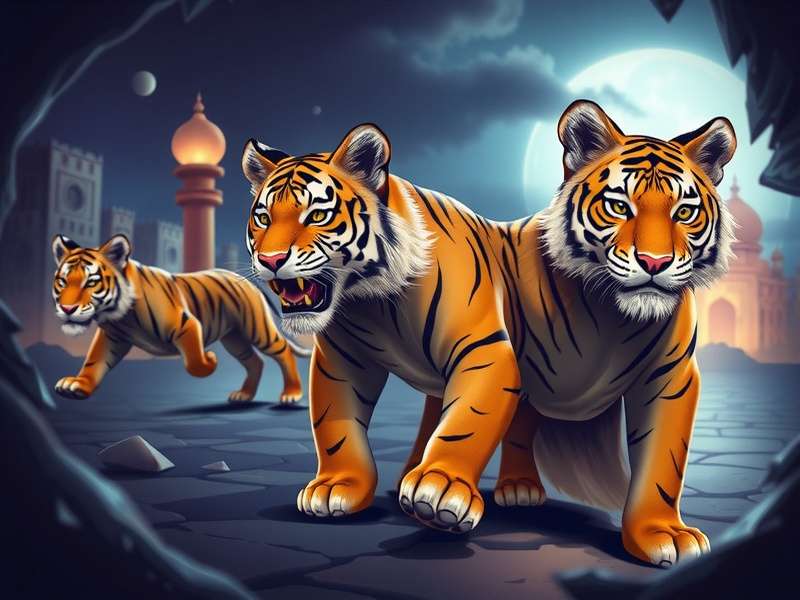 Taj Tiger Team Game Banner